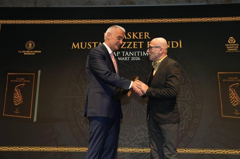 Bakan Ersoy Kazasker Mustafa İzzet Efendi kitabının lasmanına katıldı