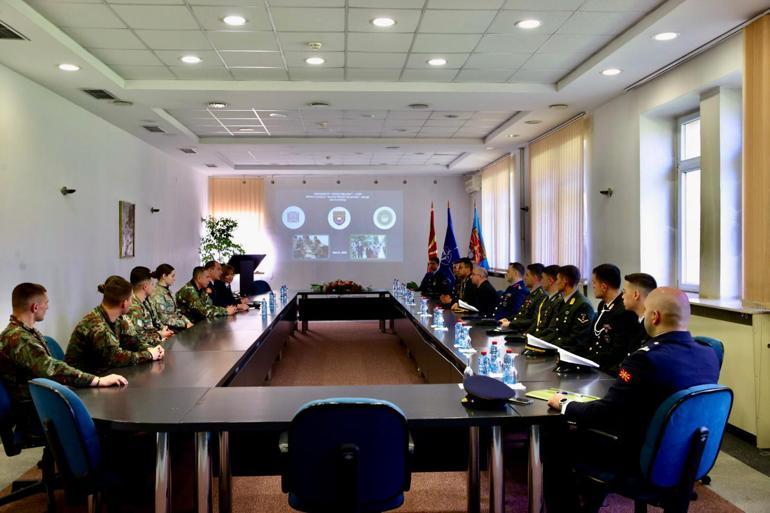 MSB Yönetim Hizmetleri Genel Müdür Yardımcısı Tuğgeneral Toper, Kuzey Makedonya’da