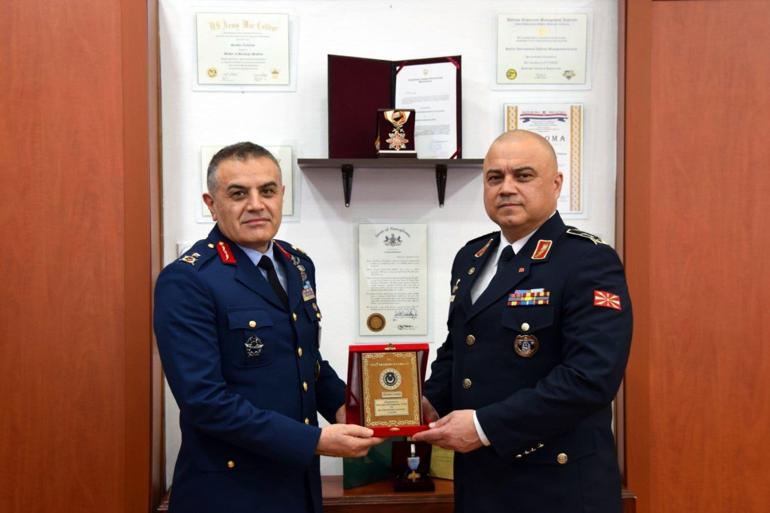MSB Yönetim Hizmetleri Genel Müdür Yardımcısı Tuğgeneral Toper, Kuzey Makedonya’da