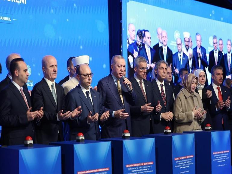 Cumhurbaşkanı Erdoğan: Proje kapsamındaki tüm hastane binalarımızı depreme dayanıklı olacak şekilde tasarladık