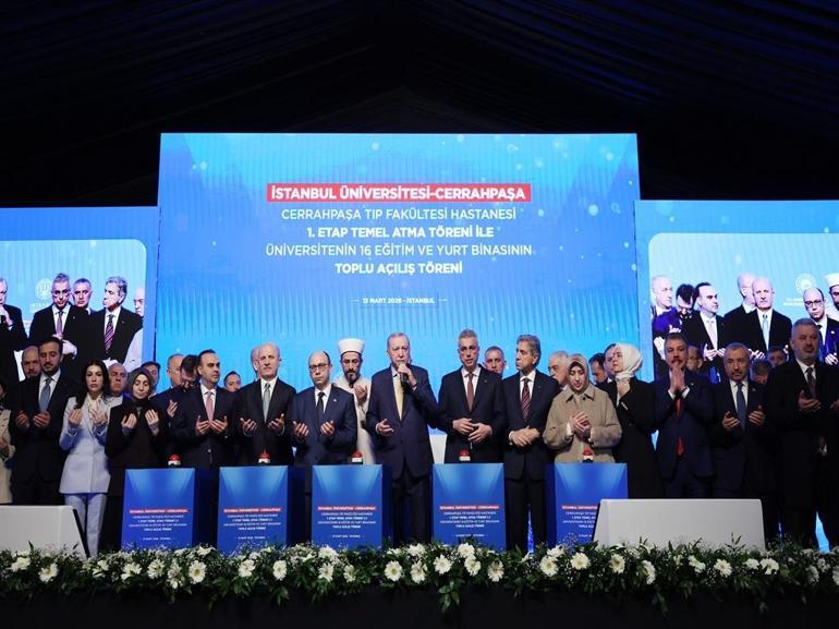 Cumhurbaşkanı Erdoğan: Proje kapsamındaki tüm hastane binalarımızı depreme dayanıklı olacak şekilde tasarladık