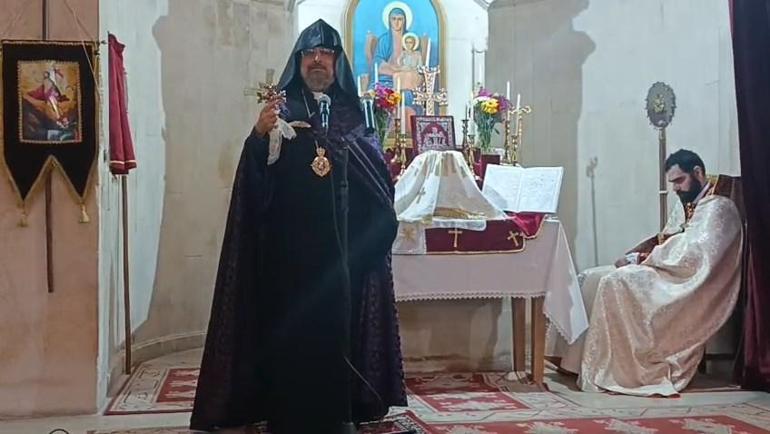 Hatayda Karasun Manuk Kilisesinde 40 Şehitleri Anma ayini