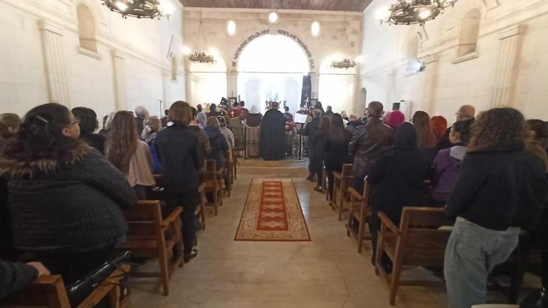 Hatayda Karasun Manuk Kilisesinde 40 Şehitleri Anma ayini