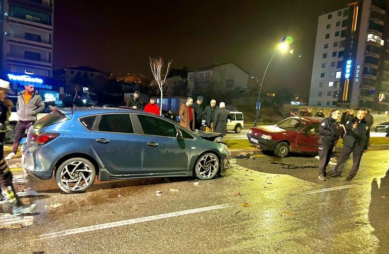 Malatyada iki otomobil çarpıştı: 1i çocuk, 3 yaralı