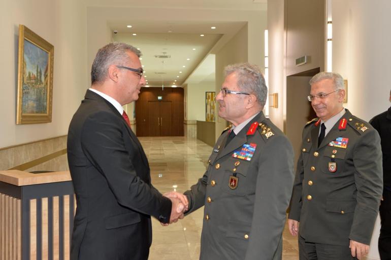 KKTC Cumhurbaşkanı Erhürman, Kara Kuvvetleri Komutanı Orgeneral Tokeli kabul etti