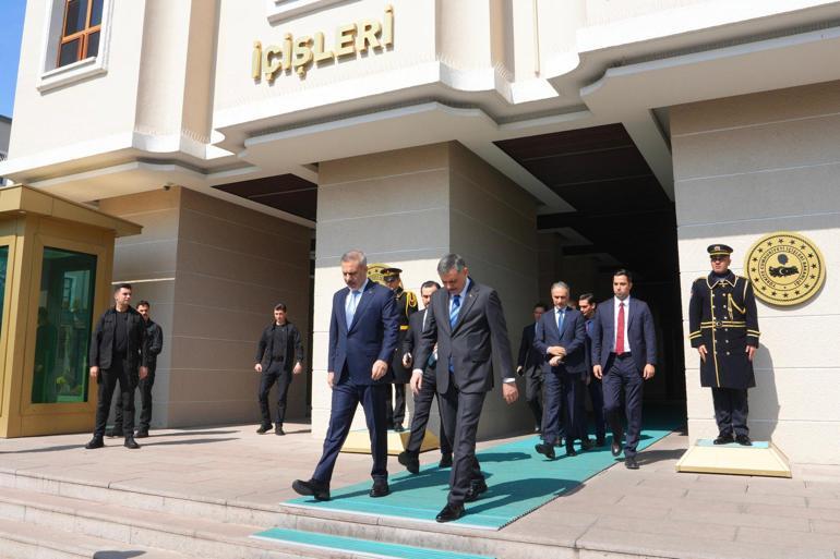 Bakan Fidan, İçişleri Bakanı Çiftçiyi ziyaret etti