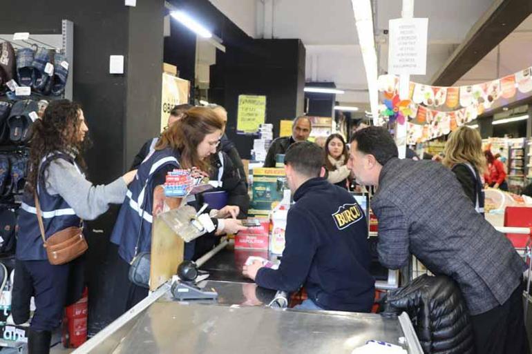 Vanda bayram öncesi marketlerde denetim