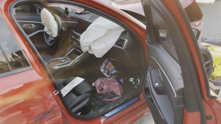 Eyüpsultan TEM Otoyolunda zincirleme kaza: 1 ölü 1 yaralı