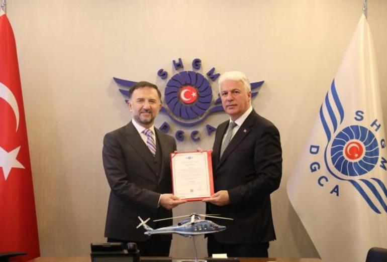 Türkiyenin ilk yerli helikopteri uçuş sertifikasını aldı