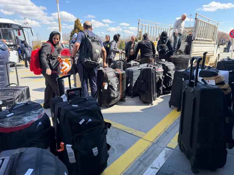 İran Milli Kadın Futbol Takımı kafilesi Türkiyede