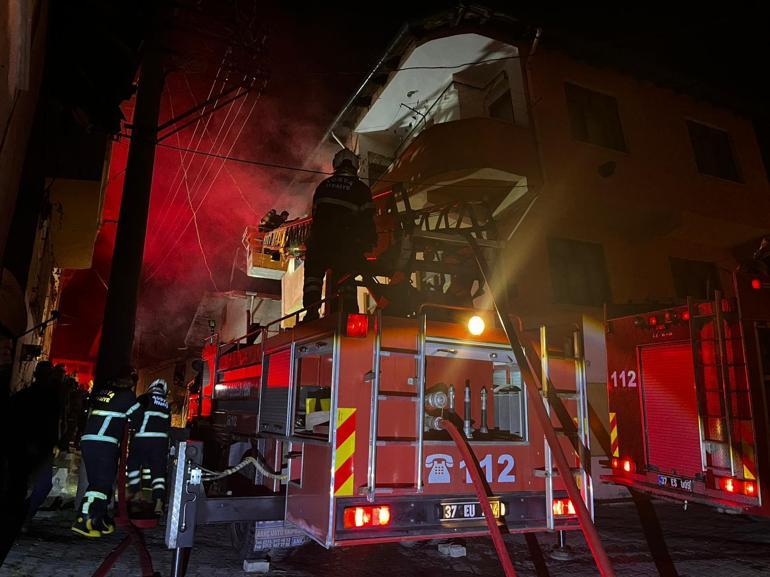 Kastamonu’da bir evde patlamanın ardından yangın çıktı: 1 yaralı