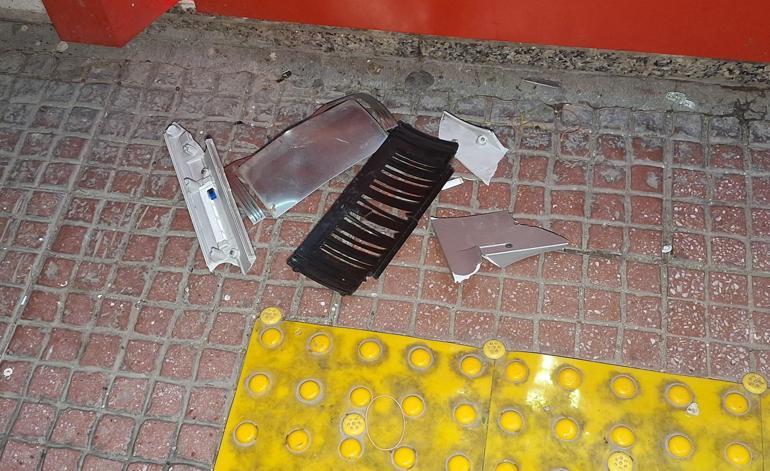 Adanada ATMye zarar veren şüpheli yakalandı; olay anı kamerada