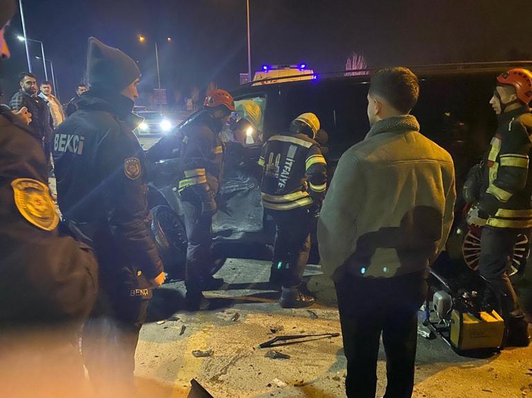 Erzurumda zincirleme kaza: 7 yaralı