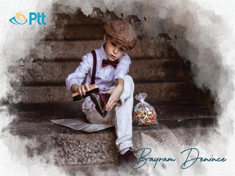 PTTden bayrama özel tebrik kartı