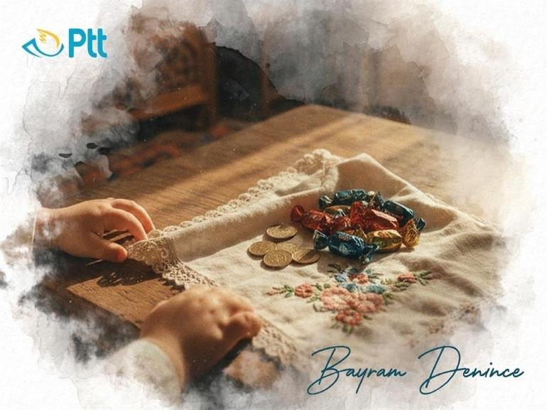 PTTden bayrama özel tebrik kartı