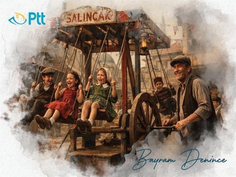 PTTden bayrama özel tebrik kartı