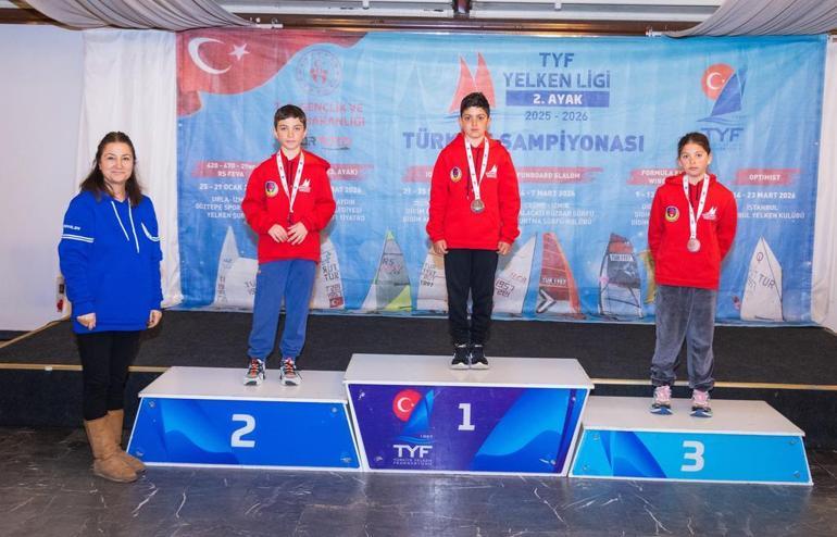 TYF Yelken Ligi 2’nci ayak Optimist Junior Türkiye Şampiyonası tamamlandı