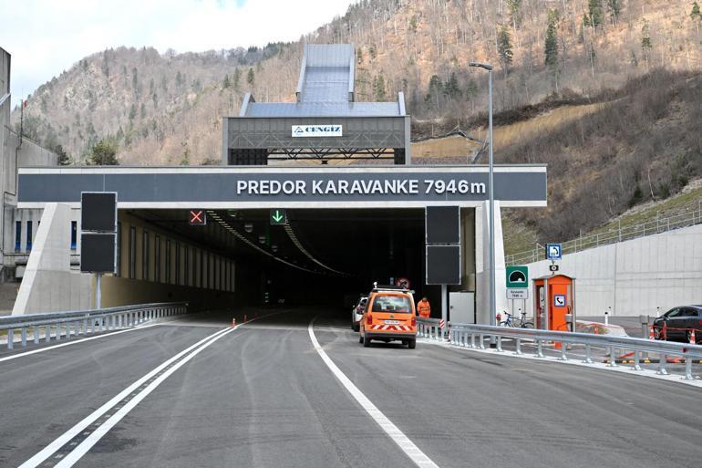 Türk şirketin inşa ettii Slovenya ile Avusturya’yı birbirine bağlayan tünel trafiğe açıldı
