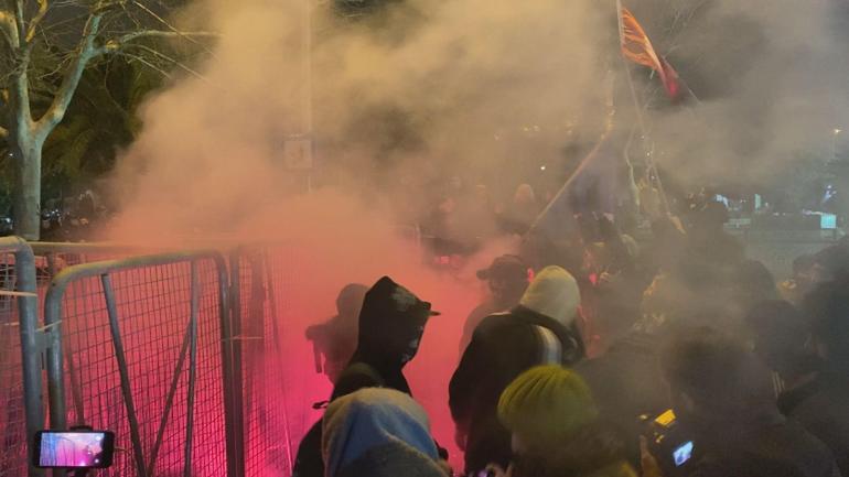 CHPnin Saraçhanedeki mitinginin ardından taşkınlık çıkaran 35 kişi gözaltına alındı