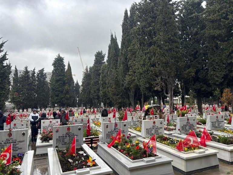 Edirnekapı Şehitliğinde hüzünlü bayram