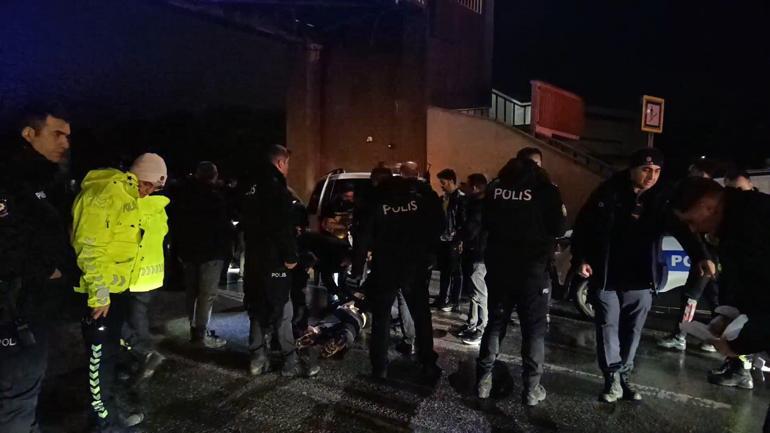 Şiddet uyguladığı kadını öldürüp, polise tabanca doğrultan şüpheli vurularak yakalandı