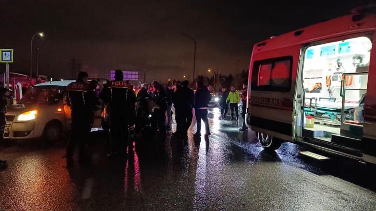 Şiddet uyguladığı kadını öldürüp, polise tabanca doğrultan şüpheli vurularak yakalandı