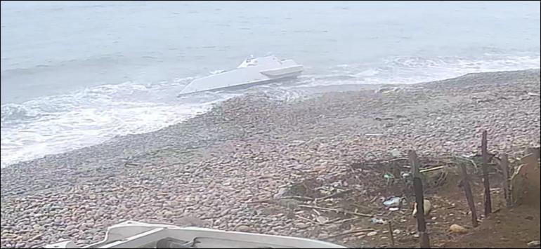 Orduda sahilde insansız deniz aracı bulundu