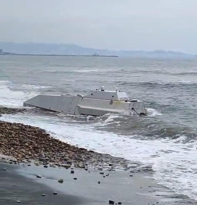 Orduda sahilde insansız deniz aracı bulundu