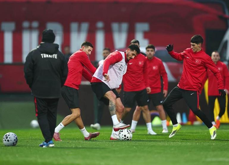 A Milli Futbol Takımı, Romanya maçının hazırlıklarına devam etti