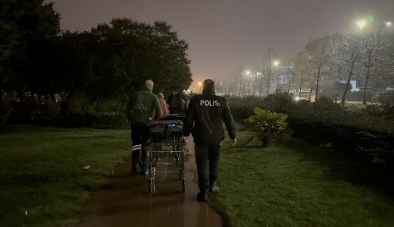 Ümraniyede parkta erkek cesedi bulundu