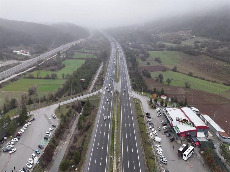 Bayram tatili dönüşünde Boluda ulaşım rahat