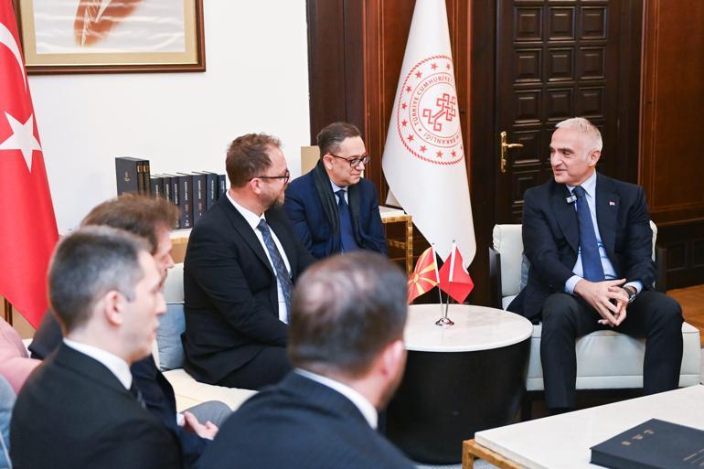 Bakan Ersoy, Kuzey Makedonyalı mevkidaşı Ljutkov ile Ankara’da bir araya geldi