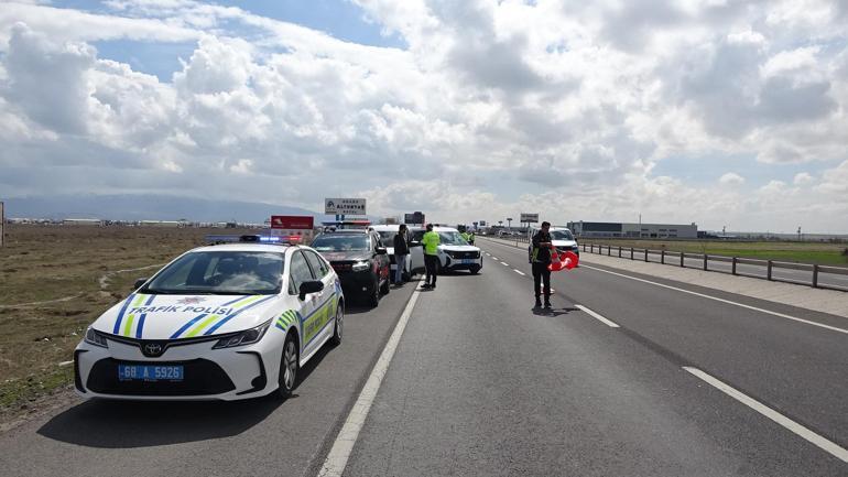 Kaçarken otomobiliyle 2 araca çarpan sürücü, 30 kilometrelik takiple yakalandı