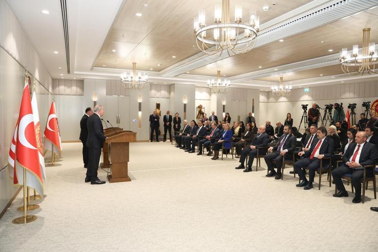 TBMM Milli Savunma Komisyonu Başkanı Akar, KKTC Cumhuriyet Meclisi Başkanı Öztürkler ile görüştü