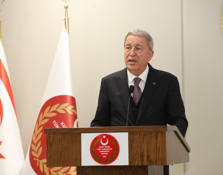 TBMM Milli Savunma Komisyonu Başkanı Akar, KKTC Cumhuriyet Meclisi Başkanı Öztürkler ile görüştü