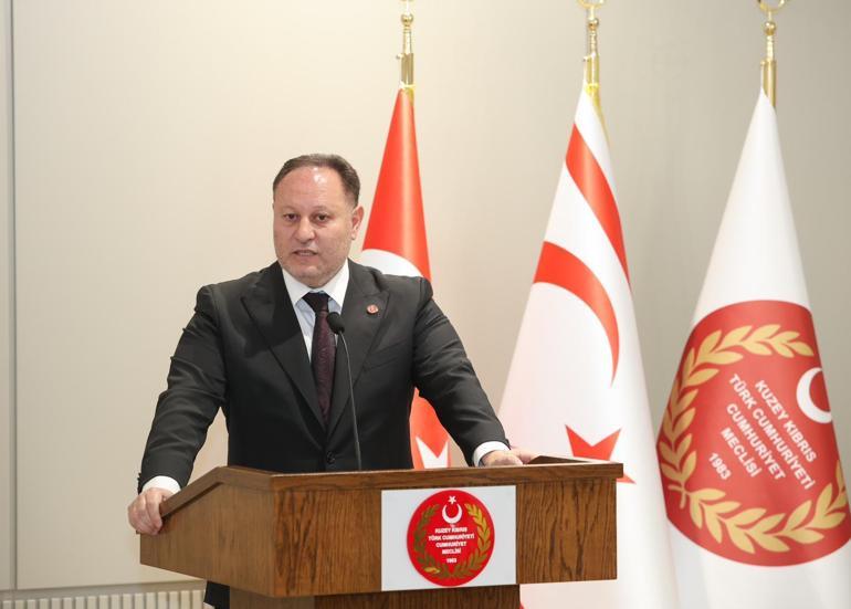 TBMM Milli Savunma Komisyonu Başkanı Akar, KKTC Cumhuriyet Meclisi Başkanı Öztürkler ile görüştü