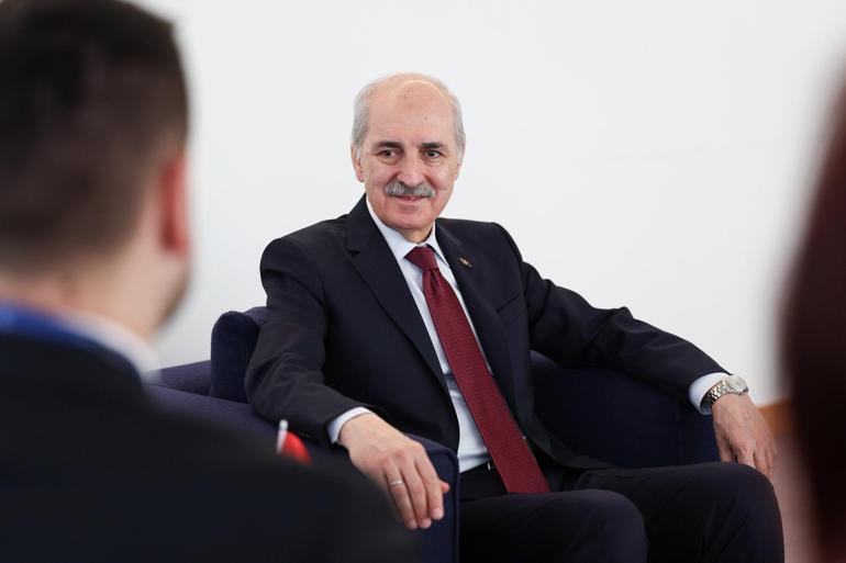 TBMM Başkanı Kurtulmuş, Boşnak Ulusal Azınlık Konseyi Başkanı Hodzic’i kabul etti