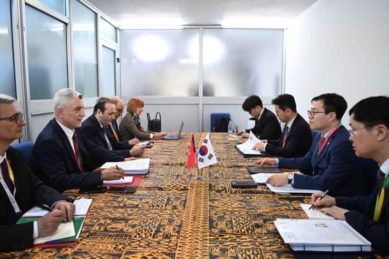 Bakan Bolat, Kore Cumhuriyeti Ticaret Bakanı Yeo Han-Koo ile görüştü