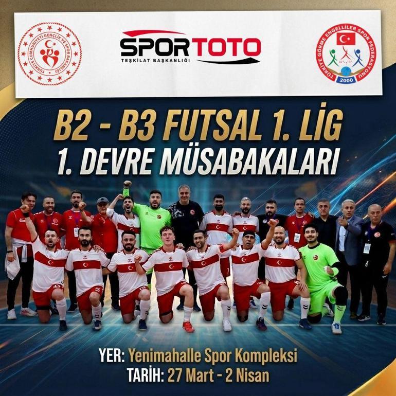Futsal 1’inci Lig 1’inci devre müsabakaları Ankara’da başladı