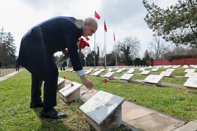 TBMM Başkanı Kurtulmuş, Bükreş Türk Şehitliğini ziyaret etti