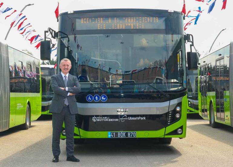 Kocaeli Büyükşehir Belediyesi, 4 ayda 123 otobüsü filosuna dahil etti