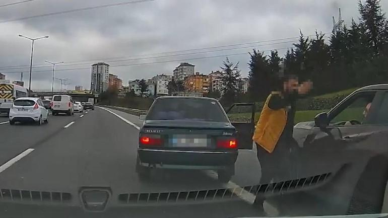 Ümraniyede aracından inip sürücüye saldıran şüpheliye 360 bin lira ceza