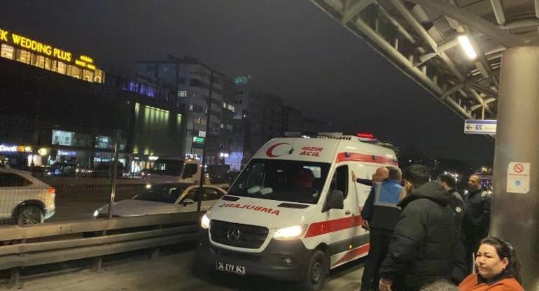 Bahçelievler’de metrobüsün üzerinden geçtiği kadın ağır yaralandı