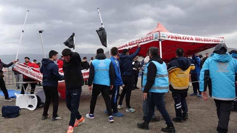 Salda Gölünde Duatlon heyecanı