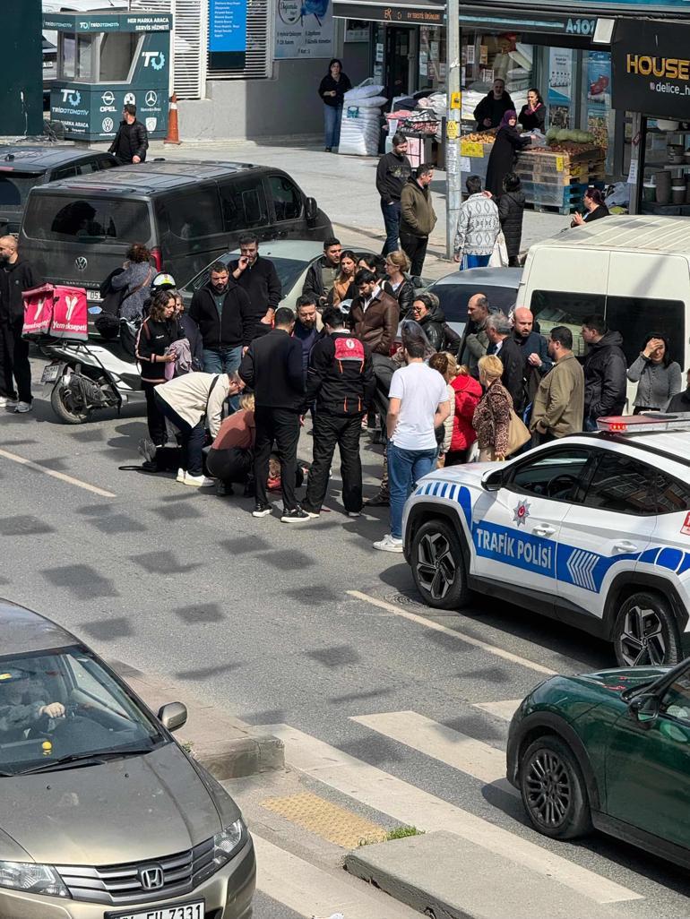 Maltepede minibüsün yaya geçidinde çarptığı kadın hayatını kaybetti