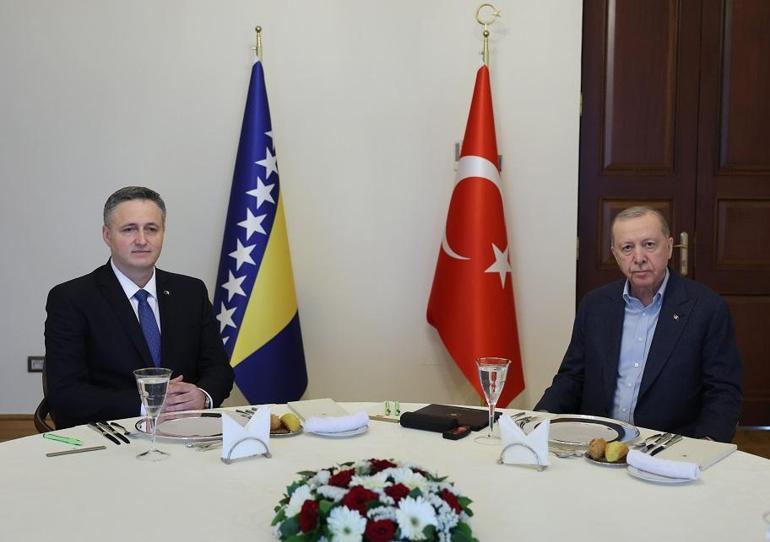 Cumhurbaşkanı Erdoğan, Bosna Hersek Devlet Başkanlığı Konseyi Başkanı Denis Beçiroviçle görüştü