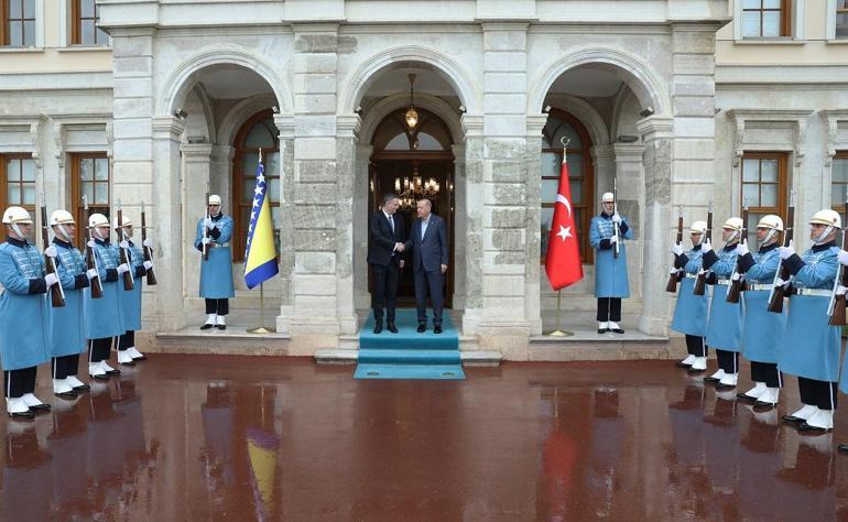 Cumhurbaşkanı Erdoğan, Bosna Hersek Devlet Başkanlığı Konseyi Başkanı Denis Beçiroviçle görüştü