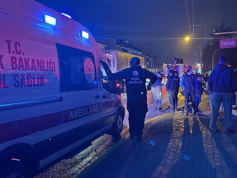 Raf imalatı yapılan fabrikada yangın