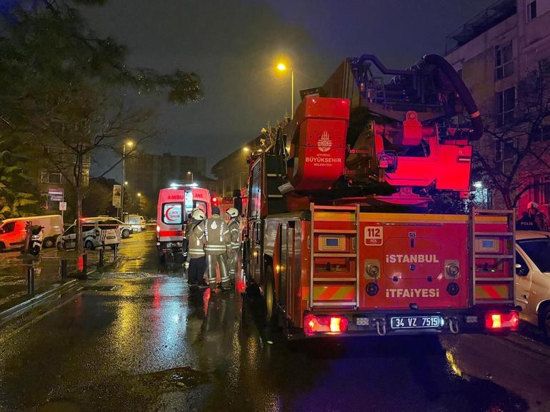 Beşiktaşta 4 katlı binada yangın: 2 kişi dumandan etkilendi