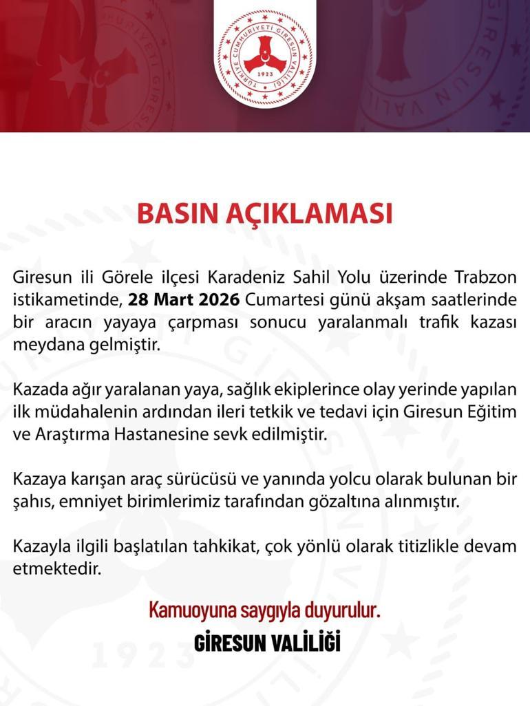 Belediye başkanının taciz suçundan yargılandığı davanın mağduru kız çocuğu, kazada yaralandı